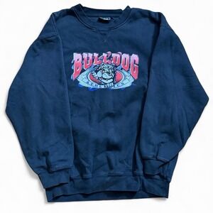 Vintage Fresno State Bulldogs Black Crewneck Sweater Men's Size 2XL Y2K 2000s